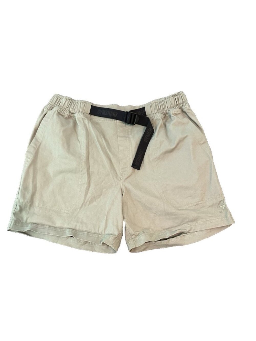 Gymshark Womens Beige Utility Shorts M Athleisure Belt Outdoor Gorpcore Athletic